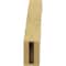 Ekena Millwork 3-inch W x 14-inch D x 14-inch H Balboa Rough Cedar Woodgrain TimberThane Knee Brace, Primed BRCUR03X14X14BOARCPR - alternate 5